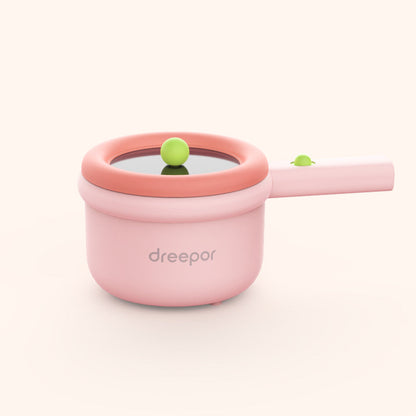 Dreepor Mini Electric Cooker 1.2L | Non-Stick Hot Pot for Dorms & Apartments
