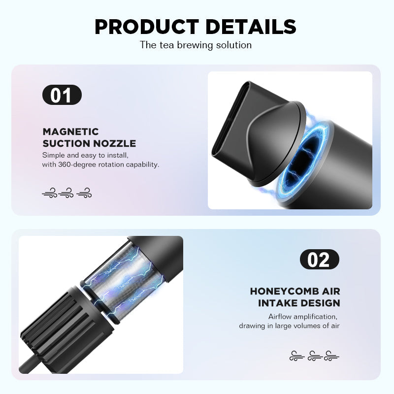 Dreepor High-Speed Ionic Hair Dryer | Fast Drying, Low Noise & Frizz Control