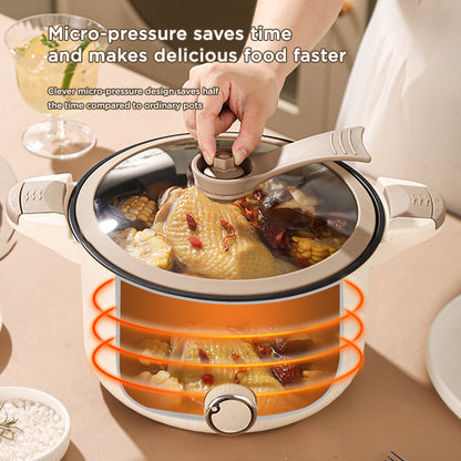 Dreepor 2-in-1 Electric Steamer Hot Pot | Non-Stick Steamboat Cooker for Family Meals