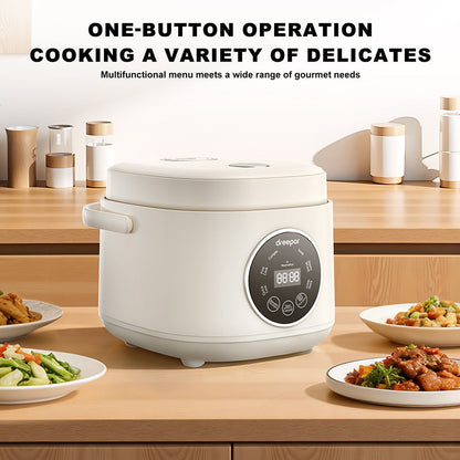Dreepor หม้อหุงข้าวอัจฉริยะ 1.6L / 3L | ระบบสัมผัส ตั้งเวลาล่วงหน้า 24 ชม.