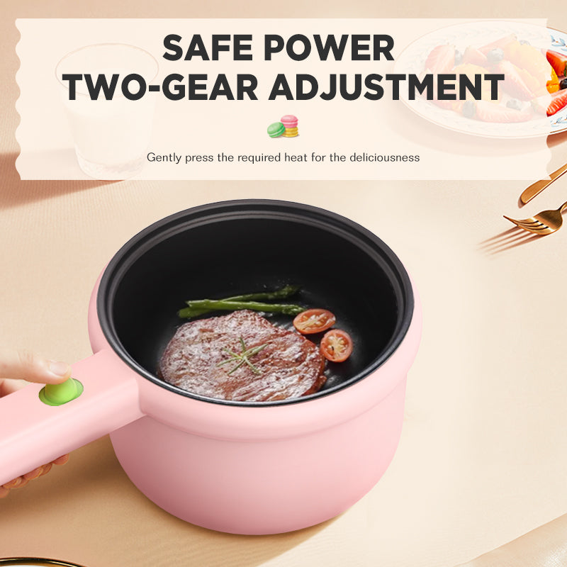 Dreepor Mini Electric Cooker 1.2L | Non-Stick Hot Pot for Dorms & Apartments