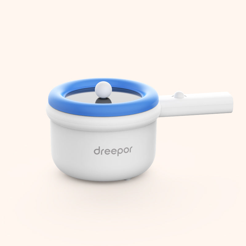 Dreepor Mini Electric Cooker 1.2L | Non-Stick Hot Pot for Dorms & Apartments