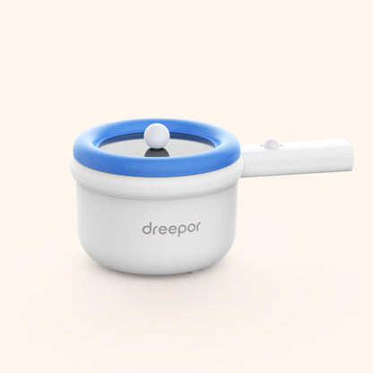 Dreepor Mini Electric Cooker 1.2L | Non-Stick Hot Pot for Dorms & Apartments