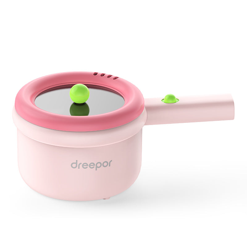 Dreepor Mini Electric Cooker 1.2L | Non-Stick Hot Pot for Dorms & Apartments