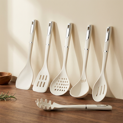 Dreepor 6-Piece Silicone Kitchen Utensil Set | Heat Resistant Non-Stick Cooking Tools