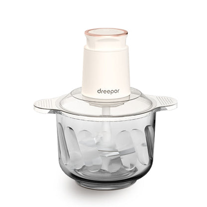 Dreepor เครื่องบดสับอาหารไฟฟ้าอเนกประสงค์ โถใหญ่